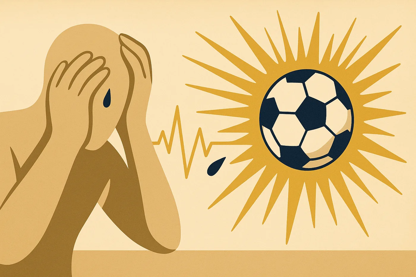 La psicología de los nervios viendo a la selección